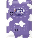 Kalender-Blechschild	Milka