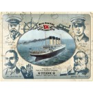 Blechschild Titanic Mannschaft