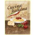 Blechschild Cucina Italiana
