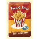 Blechschild French Fries
