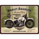Blechschild Harley Davidson Knucklehead