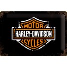 Blechschild Harley Davidson Paint Logo