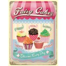 Blechschild Fairy Cakes Cup Cakes