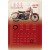 Kalender-Blechschild	Biker's Corner 1960 Motorrad