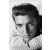 Blechschild Elvis Portrait